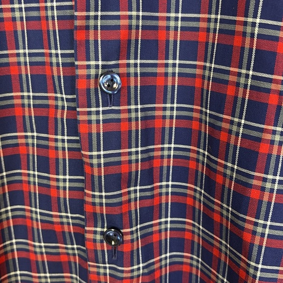 Eton Of Sweden Contemporary Fit Plaid Dress Shirt - Picture 5 of 8